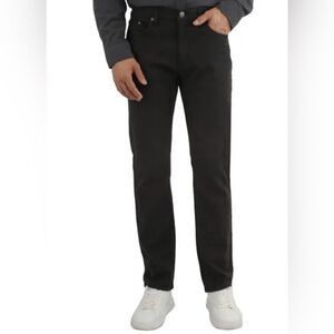 Jachs Men’s 5 Pocket Pants Black Straight Fit Size 32x34